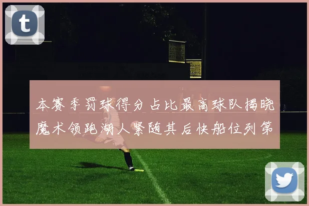 本赛季罚球得分占比最高球队揭晓魔术领跑湖人紧随其后快船位列第四